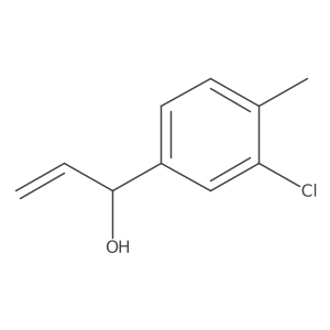 1-(3-Chloro-4-methylphenyl)prop-2-en-1-ol Structure