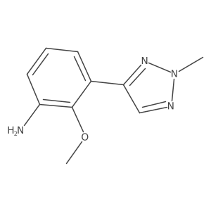 2-Methoxy-3-(2-methyl-2H-1,2,3-triazol-4-yl)benzenamine Structure