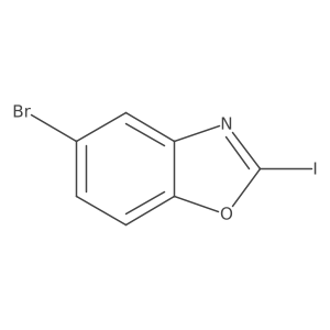 5-Bromo-2-iodobenzo[d]oxazole结构式
