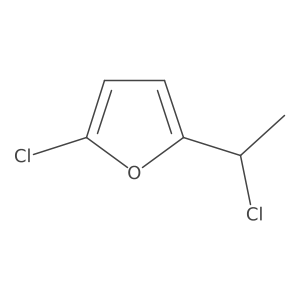 2-Chloro-5-(1-chloroethyl)furan Structure