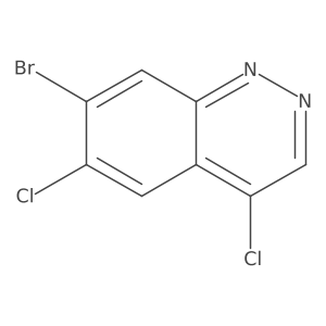 7-Bromo-4,6-dichlorocinnoline结构式