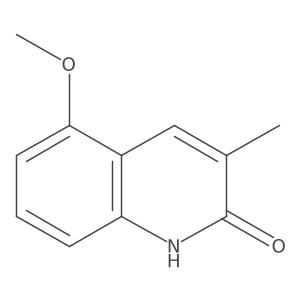 5-Methoxy-3-methylquinolin-2(1H)-one结构式