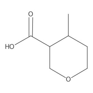 4-Methyloxane-3-carboxylic acid Structure