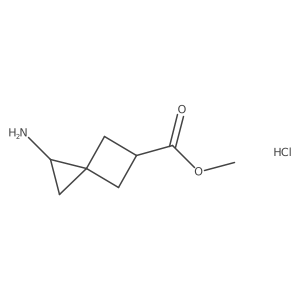 Methyl 1-aminospiro[2.3]hexane-5-carboxylate hydrochloride Structure