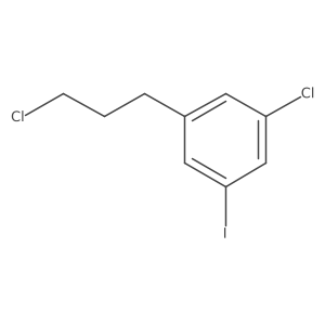 1-Chloro-3-(3-chloropropyl)-5-iodobenzene结构式