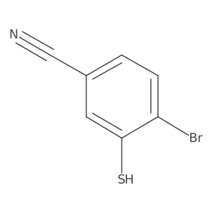 4-Bromo-3-sulfanylbenzonitrile结构式