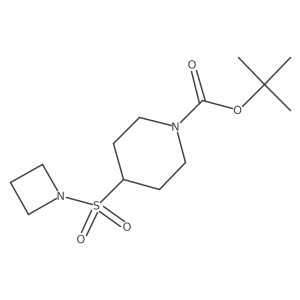 Tert-butyl 4-(azetidin-1-ylsulfonyl)piperidine-1-carboxylate Structure