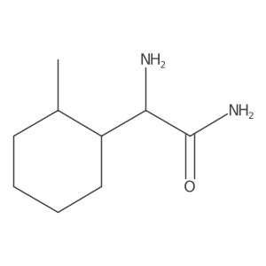 2-Amino-2-(2-methylcyclohexyl)acetamide Structure