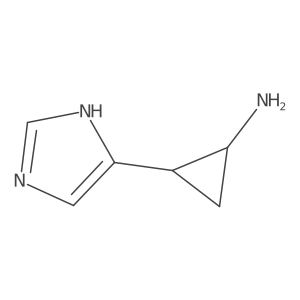 2-(1H-Imidazol-4-yl)-cyclopropylamine结构式