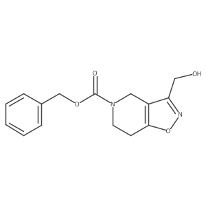 benzyl 3-(hydroxymethyl)-4H,5H,6H,7H-[1,2]oxazolo[4,5-c]pyridine-5-carboxylate结构式