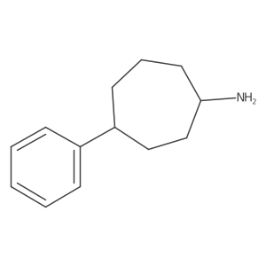 4-Phenylcycloheptan-1-amine Structure