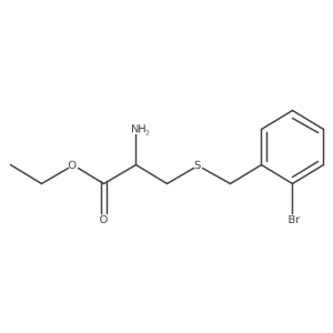 S-[(2-Bromophenyl)methyl]-L-cysteine ethyl ester Structure