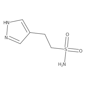 2-(1H-Pyrazol-4-yl)ethane-1-sulfonamide结构式