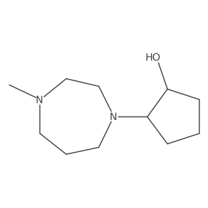 (1R,2R)-2-(4-methyl-1,4-diazepan-1-yl)cyclopentan-1-ol结构式