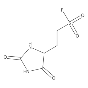 2-(2,5-Dioxoimidazolidin-4-yl)ethane-1-sulfonyl fluoride Structure