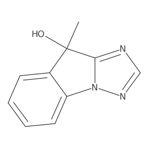 9-methyl-9H-[1,2,4]triazolo[1,5-a]indol-9-ol Structure