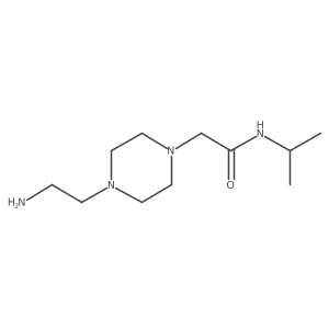 2-(4-(2-Aminoethyl)piperazin-1-YL)-N-isopropylacetamide Structure