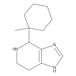 4-(1-methylcyclohexyl)-3H,4H,5H,6H,7H-imidazo[4,5-c]pyridine结构式