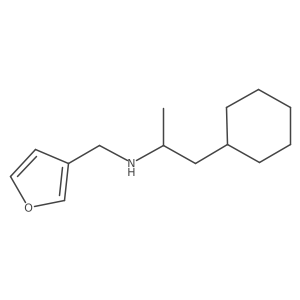 (1-Cyclohexylpropan-2-yl)[(furan-3-yl)methyl]amine结构式