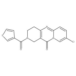 8-chloro-2-(thiophene-3-carbonyl)-3,4-dihydro-1H-dipyrido[1,2-a:4',3'-d]pyrimidin-11(2H)-one Structure