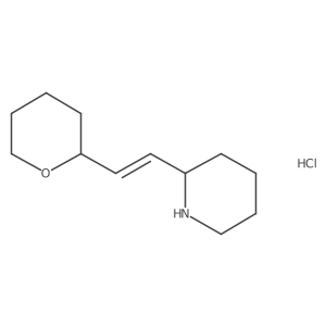 2-[(E)-2-(oxan-2-yl)ethenyl]piperidine hydrochloride结构式