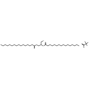 1,2-Dipalmitoyl-3-amino-sn-glycerate TFA Structure