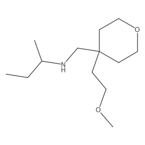 (Butan-2-yl)({[4-(2-methoxyethyl)oxan-4-yl]methyl})amine Structure