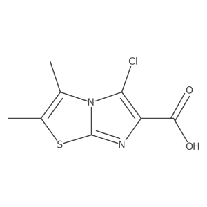 5-Chloro-2,3-dimethylimidazo[2,1-b][1,3]thiazole-6-carboxylic acid Structure