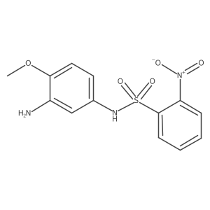 N-(3-amino-4-methoxyphenyl)-2-nitrobenzene-1-sulfonamide Structure
