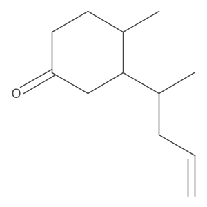 4-Methyl-3-(pent-4-en-2-yl)cyclohexan-1-one Structure