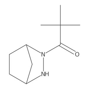 1-{2,3-Diazabicyclo[2.2.1]heptan-2-yl}-2,2-dimethylpropan-1-one Structure