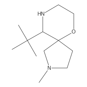 10-Tert-butyl-2-methyl-6-oxa-2,9-diazaspiro[4.5]decane Structure