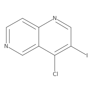 4-Chloro-3-iodo-1,6-naphthyridine结构式