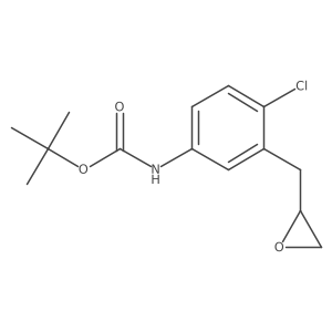 tert-butyl N-{4-chloro-3-[(oxiran-2-yl)methyl]phenyl}carbamate Structure