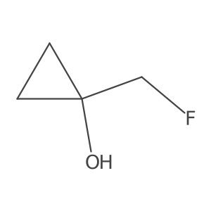 1-(Fluoromethyl)cyclopropan-1-ol Structure
