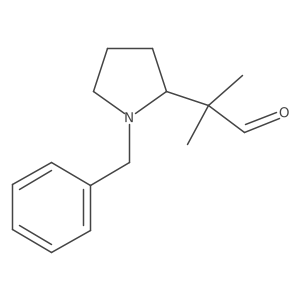2-(1-Benzylpyrrolidin-2-yl)-2-methylpropanal Structure