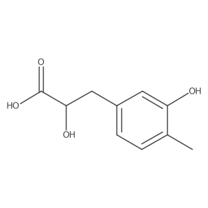 2-Hydroxy-3-(3-hydroxy-4-methylphenyl)propanoic acid Structure
