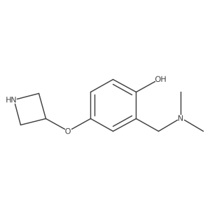 4-(Azetidin-3-yloxy)-2-[(dimethylamino)methyl]phenol结构式