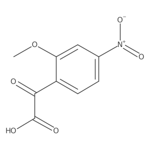 2-(2-Methoxy-4-nitrophenyl)-2-oxoacetic acid结构式