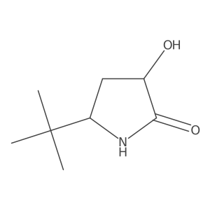 5-Tert-butyl-3-hydroxypyrrolidin-2-one Structure