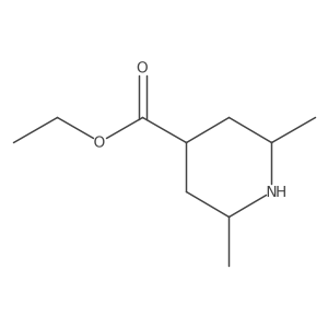 Ethyl (2S,6R)-2,6-dimethylpiperidine-4-carboxylate Structure