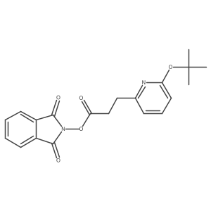 1,3-dioxo-2,3-dihydro-1H-isoindol-2-yl 3-[6-(tert-butoxy)pyridin-2-yl]propanoate结构式