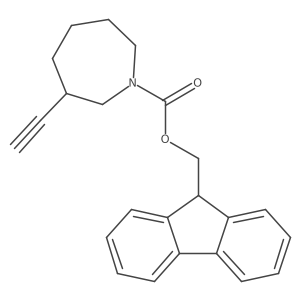 (9H-fluoren-9-yl)methyl 3-ethynylazepane-1-carboxylate结构式