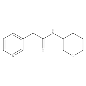 N-(Oxan-3-yl)-2-pyridin-3-ylacetamide结构式