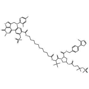 PROTAC BRD4 degrader for PAC-1结构式