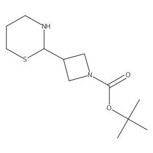 Tert-butyl 3-(1,3-thiazinan-2-yl)azetidine-1-carboxylate Structure