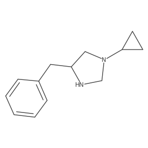 4-Benzyl-1-cyclopropylimidazolidine结构式