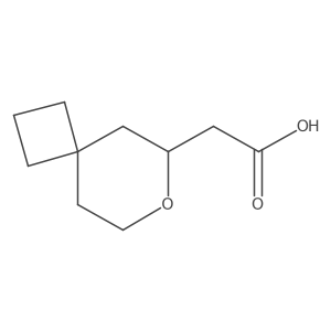 2-{7-Oxaspiro[3.5]nonan-6-yl}acetic acid Structure