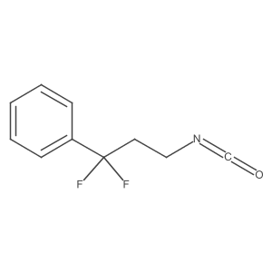 (1,1-Difluoro-3-isocyanatopropyl)benzene结构式