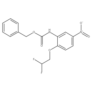 benzyl N-[2-(2,2-difluoroethoxy)-5-nitrophenyl]carbamate Structure
